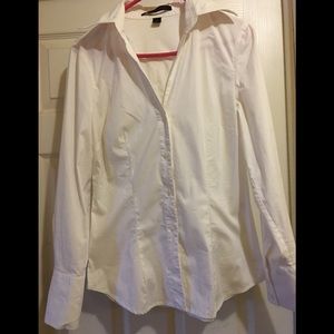 White cotton top from Express